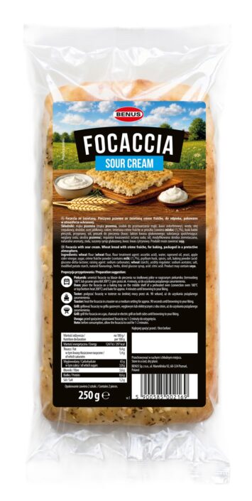 216 Focaccia ze smietana